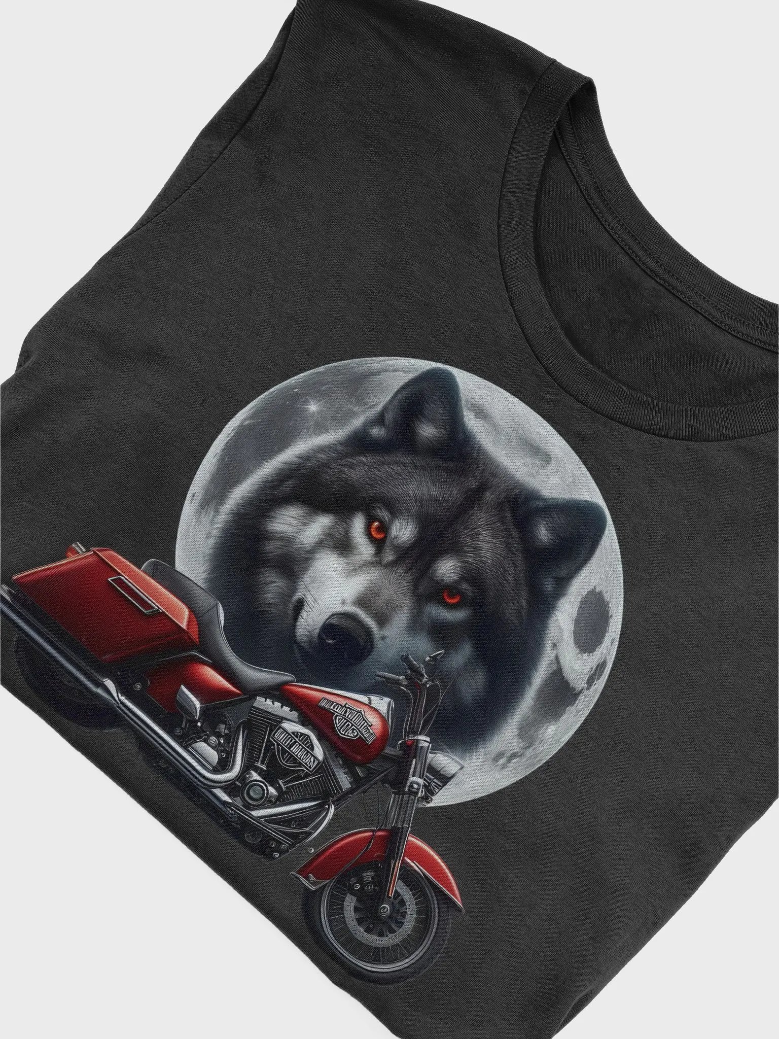 Motorcycle and Wolf - Unisex T-Shirt #1 product image (5)
