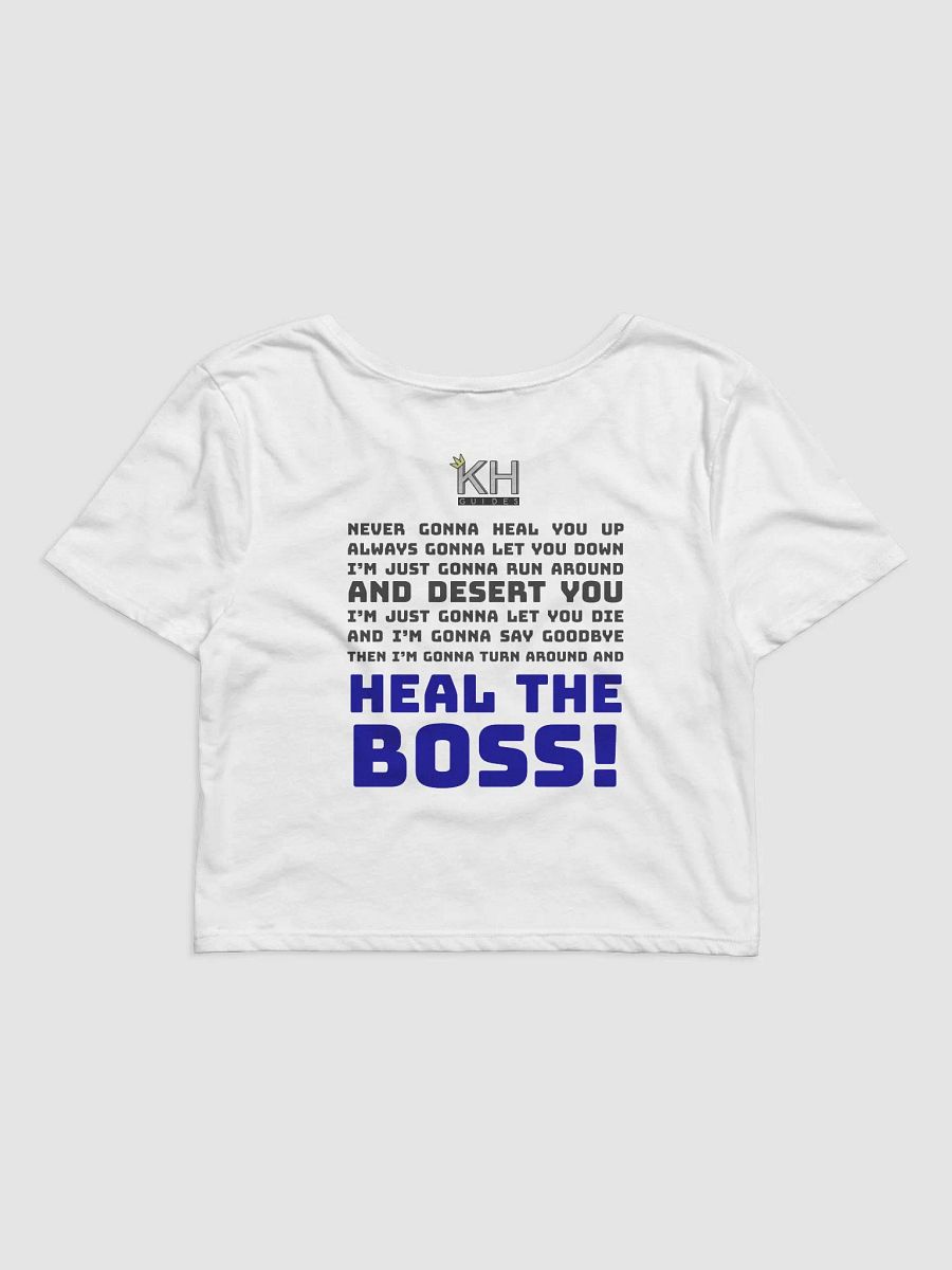 Duck Roll with Lyrics Short Sleeve Crop T-Shirt product image (6)