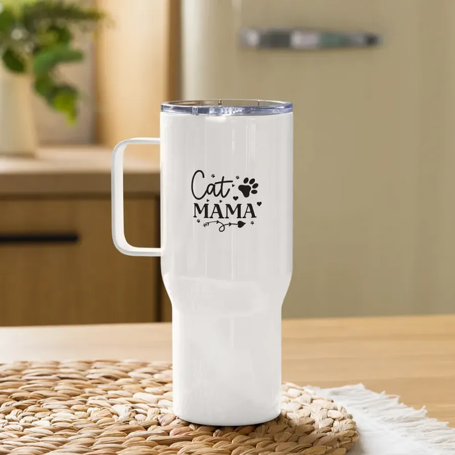 Cat MAMA Travel Mug: Stylish and Functional product image (10)