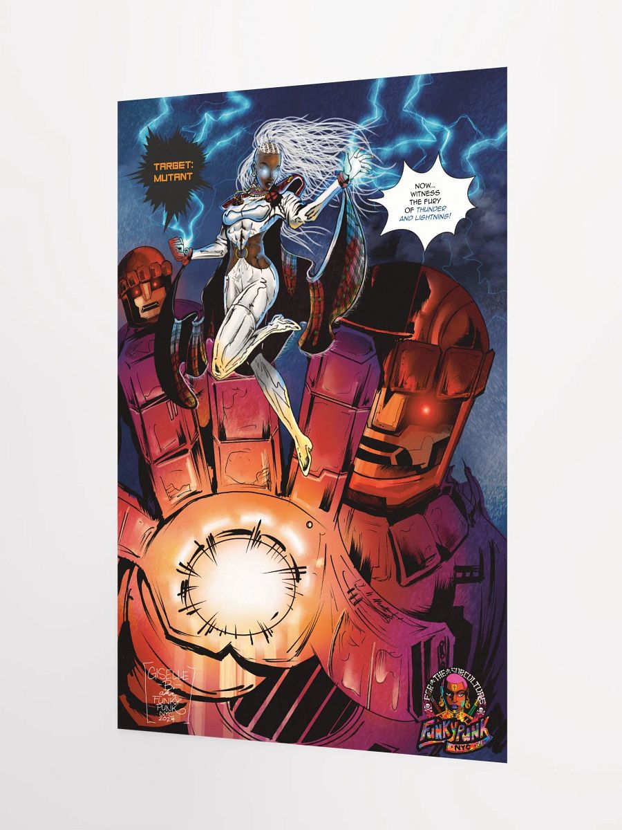 Massai Warrior Storm vs Sentinel Print product image (3)