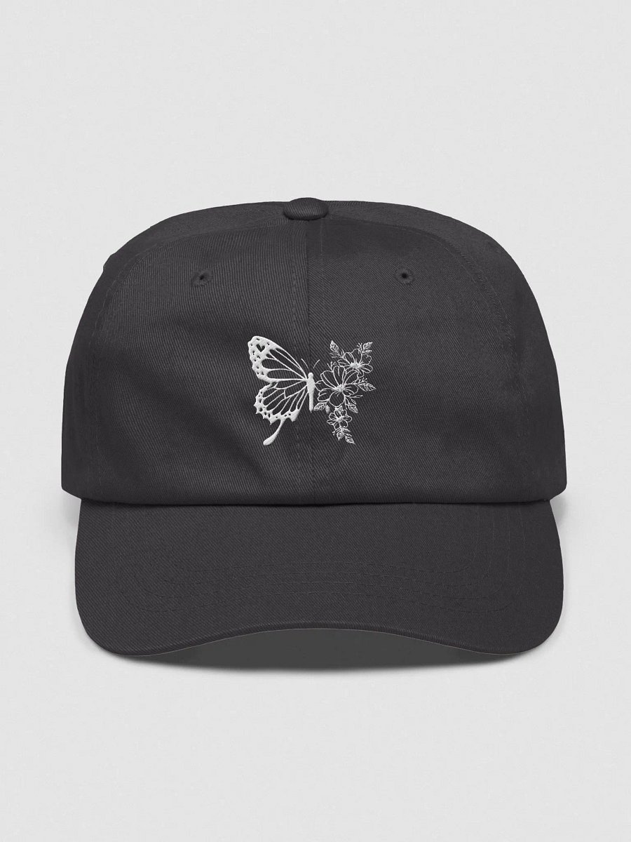 Outline Floral Wing Butterfly Embroidered Cap product image (4)