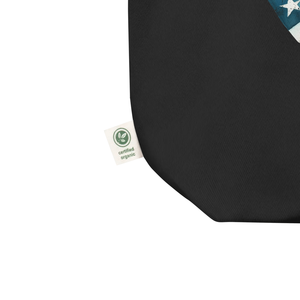 Patriotic Heart Flag Tote Bag product image (2)