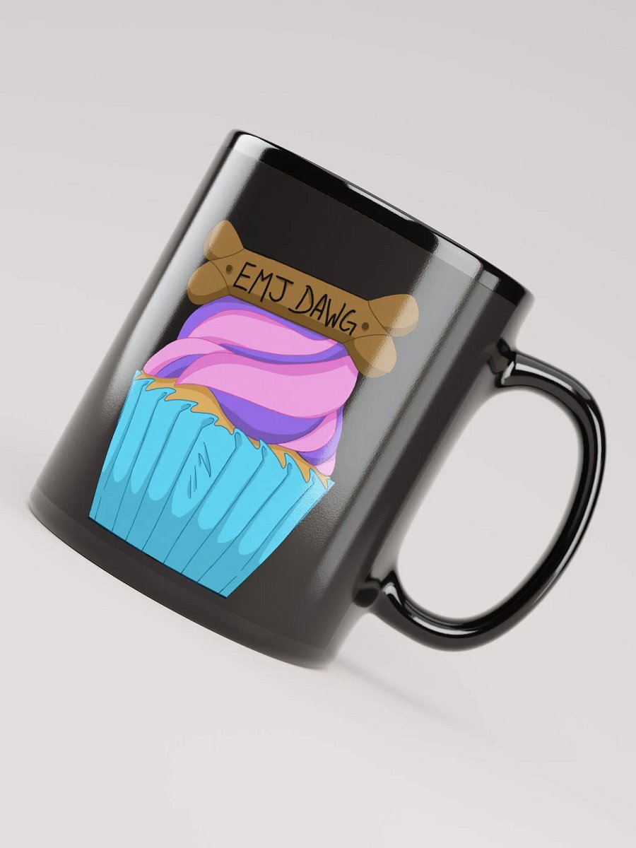 EmJDawg Bee Pawsitive Cupcake Mug (Black) product image (4)