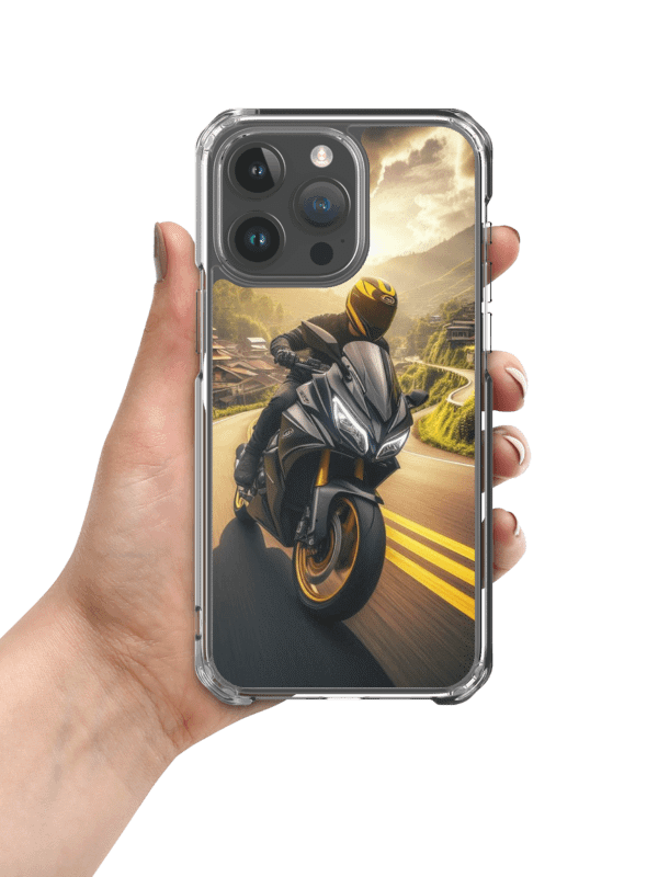 Sleek Rider iPhone® MagSafe® Clear Case | Ai Design product image (1)