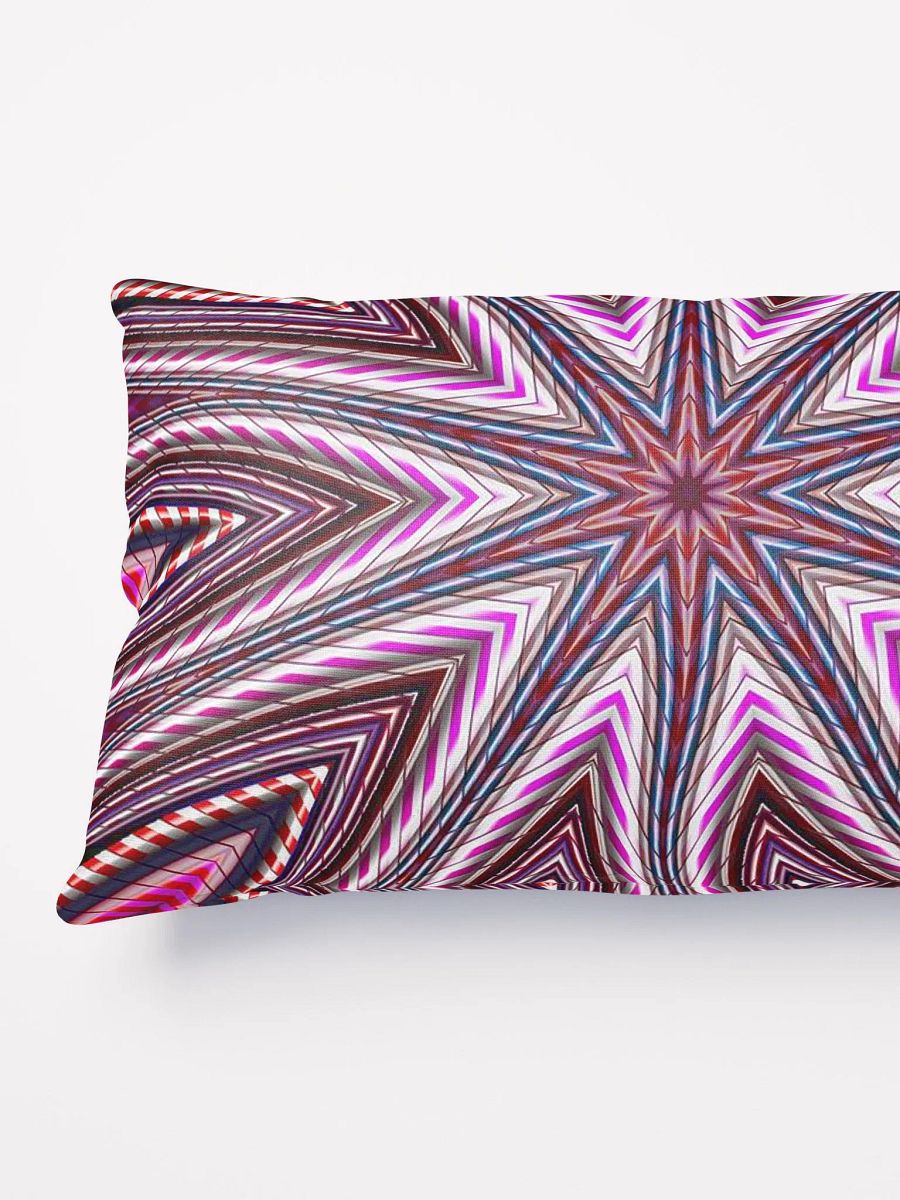 Candy Cane Kaleidoscope Throw Pillow product image (9)