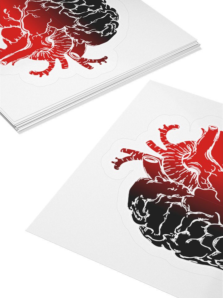 UNAFRAID Heart and Mind KISS Cut Sticker product image (2)