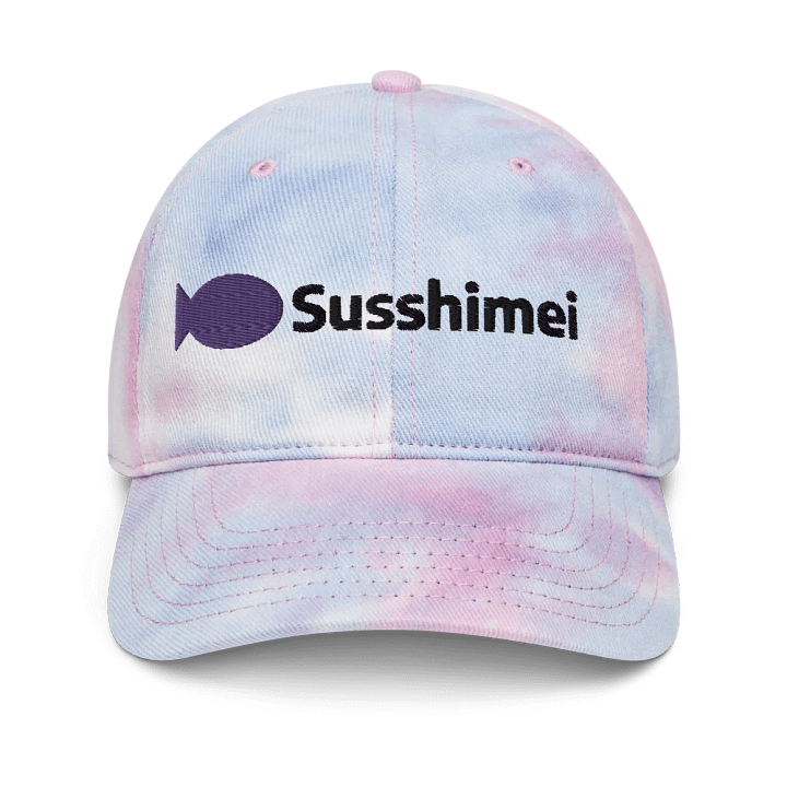 pink tie day hat with sussihmei embroidered product image (1)