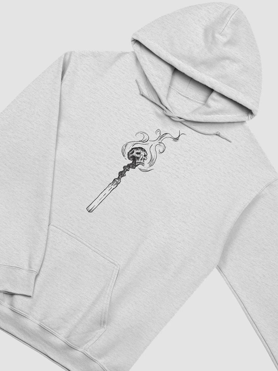 Burned Match Skull Smoke Classic Hoodie product image (6)