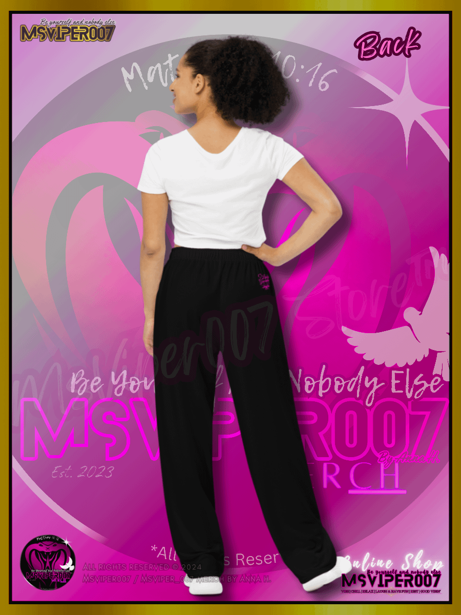 Wide Legged Pants - MsViper007's " Lady Gamers Are Awesome™ " Casual Comfort Wide Leg Stretch Pants by Anna H. product image (4)