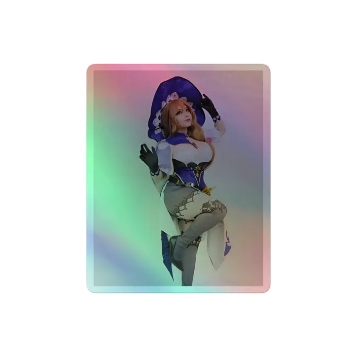 JuicyJinxs Lisa Cosplay Holographic Sticker product image (2)
