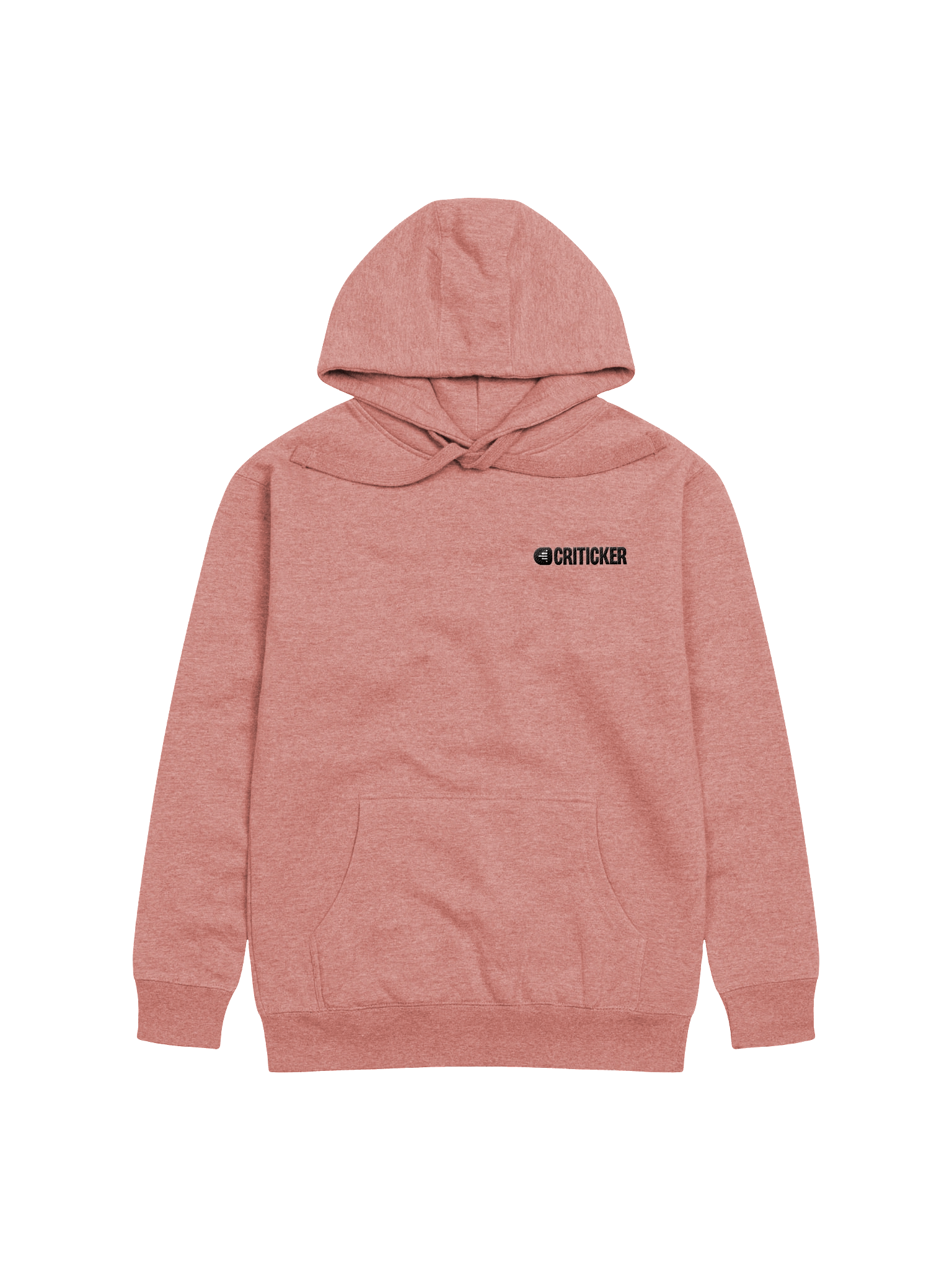 Criticker Official Hoodie – Black Embroidered Logo product image (3)