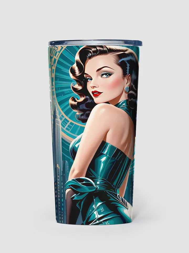 Art Deco Flapper Girl 20 oz Stainless Steel Tumbler - v3 product image (1)