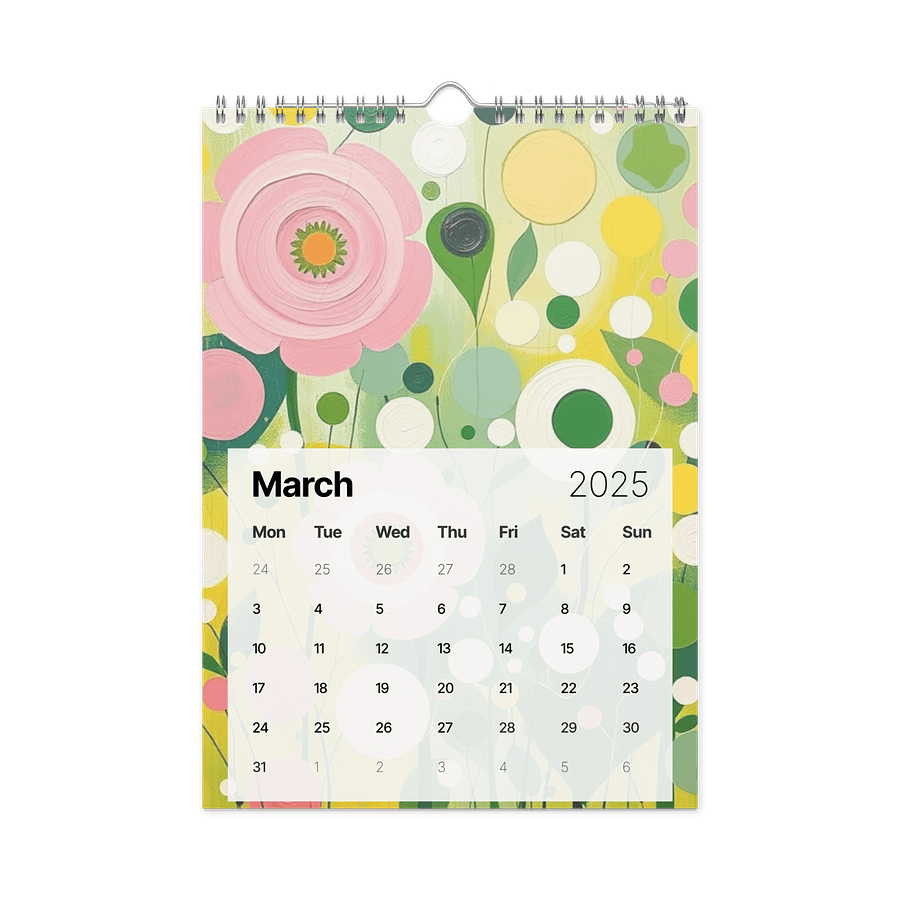 ART ABSTRACT WALL CALENDAR 2026 product image (9)