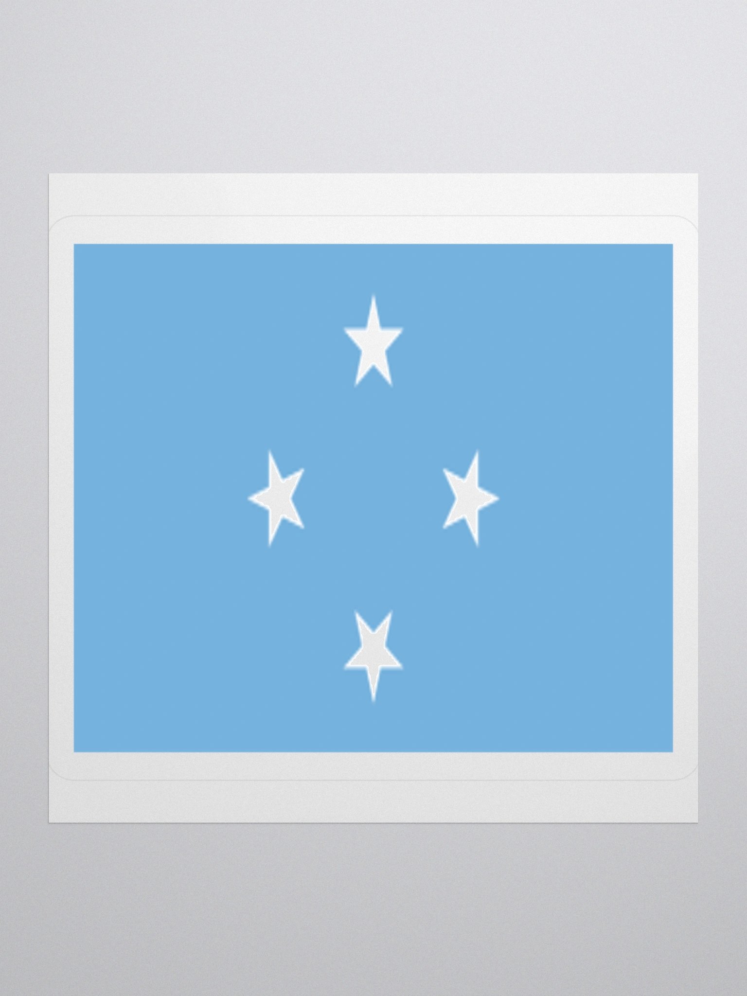 Micronesia National Flag Sticker - Exclusive Vinyl Design, Multiple Sizes product image (2)