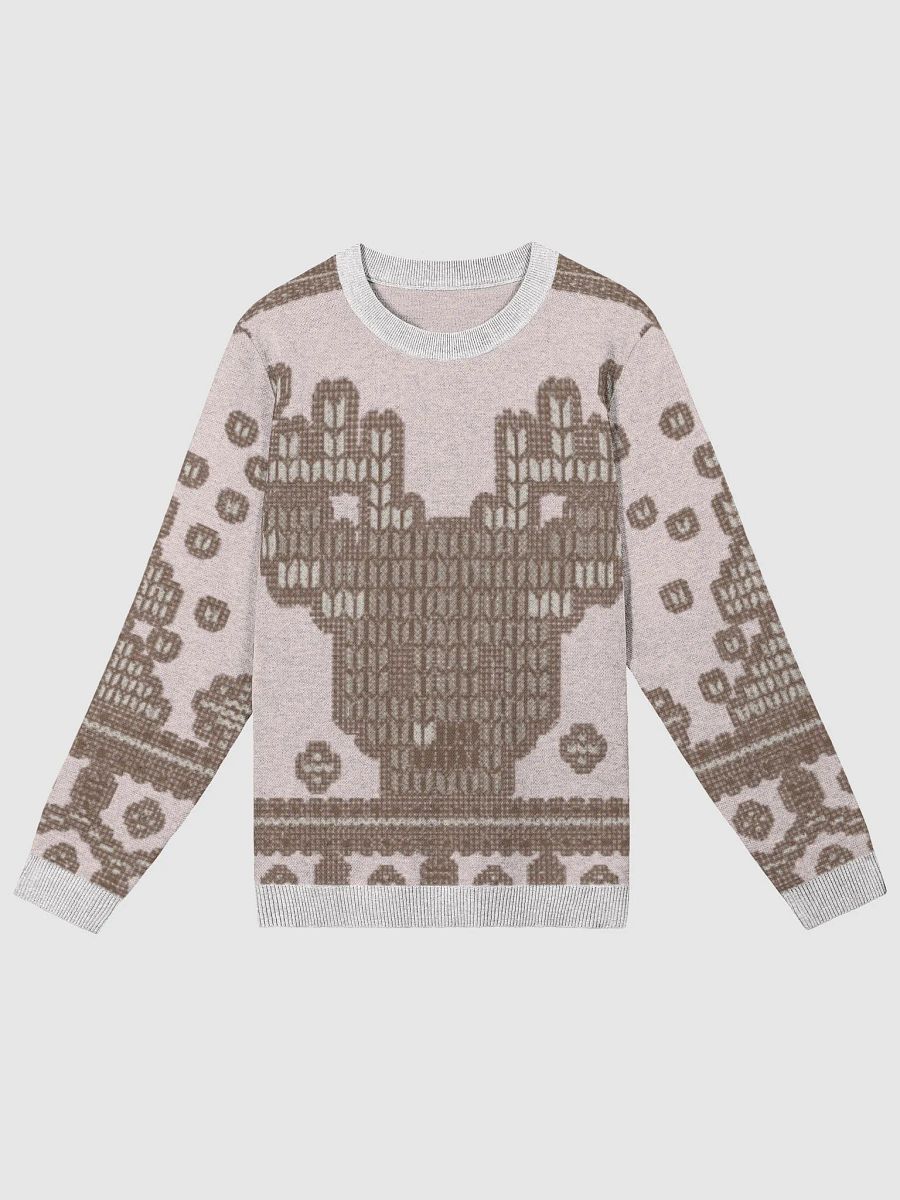 Celestial Pink Reindeer Knit Sweater product image (1)