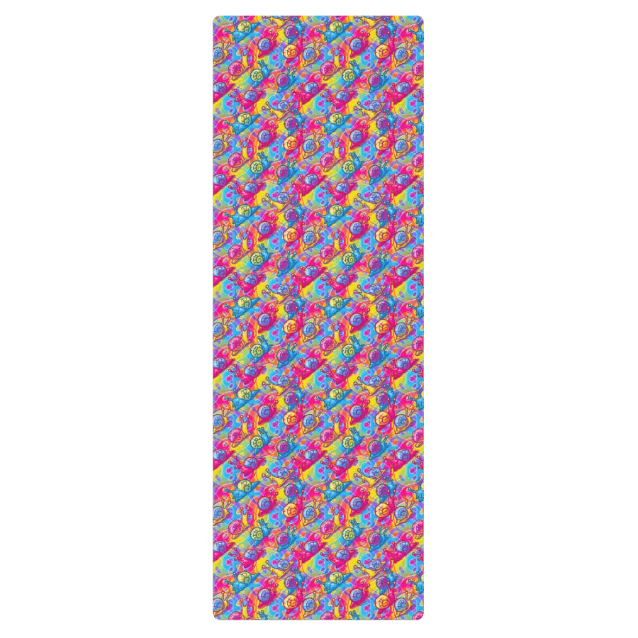 Pan Snails Yoga Mat product image (2)