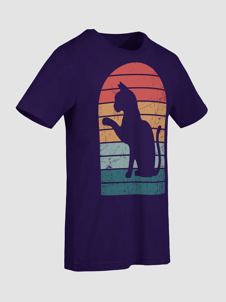 Retro Vintage Cat T-Shirt – Cool 70s Style Feline Tee for Cat Lovers product image (7)