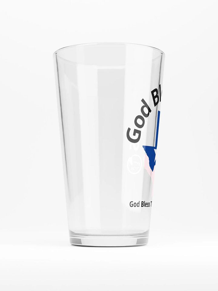 God Bless Texas Pint Glass product image (2)