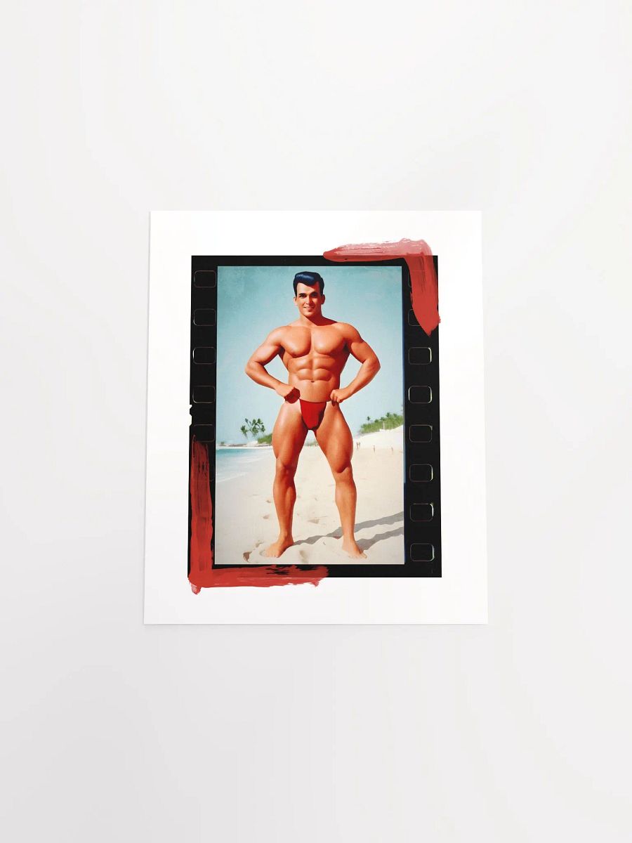 Bruce Beefcake On The Beach 1956 - Print product image (4)