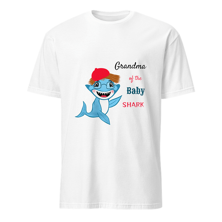 Grandma Shark in a Beret T-Shirt product image (21)