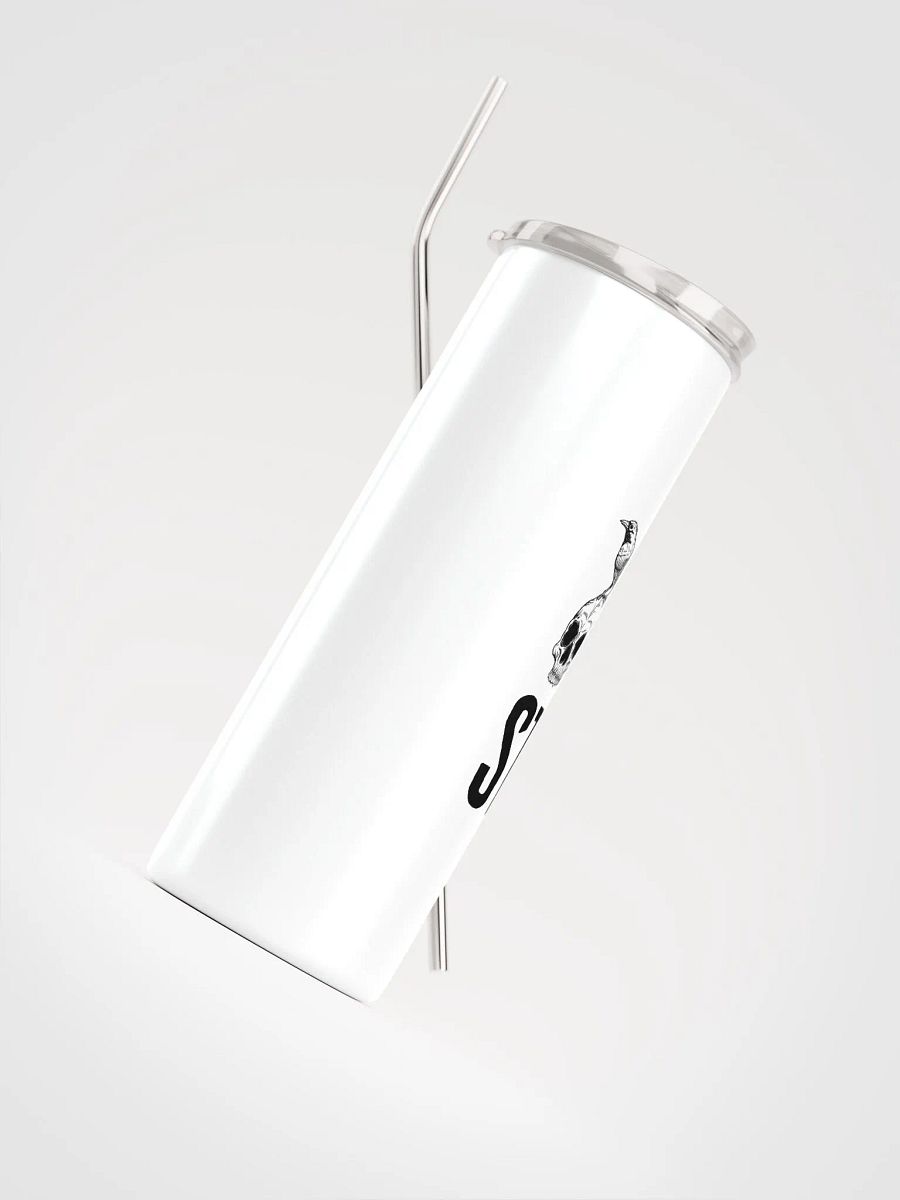 Crow Stitcher Skull & Crow Stainless Steel Tumbler - White product image (4)