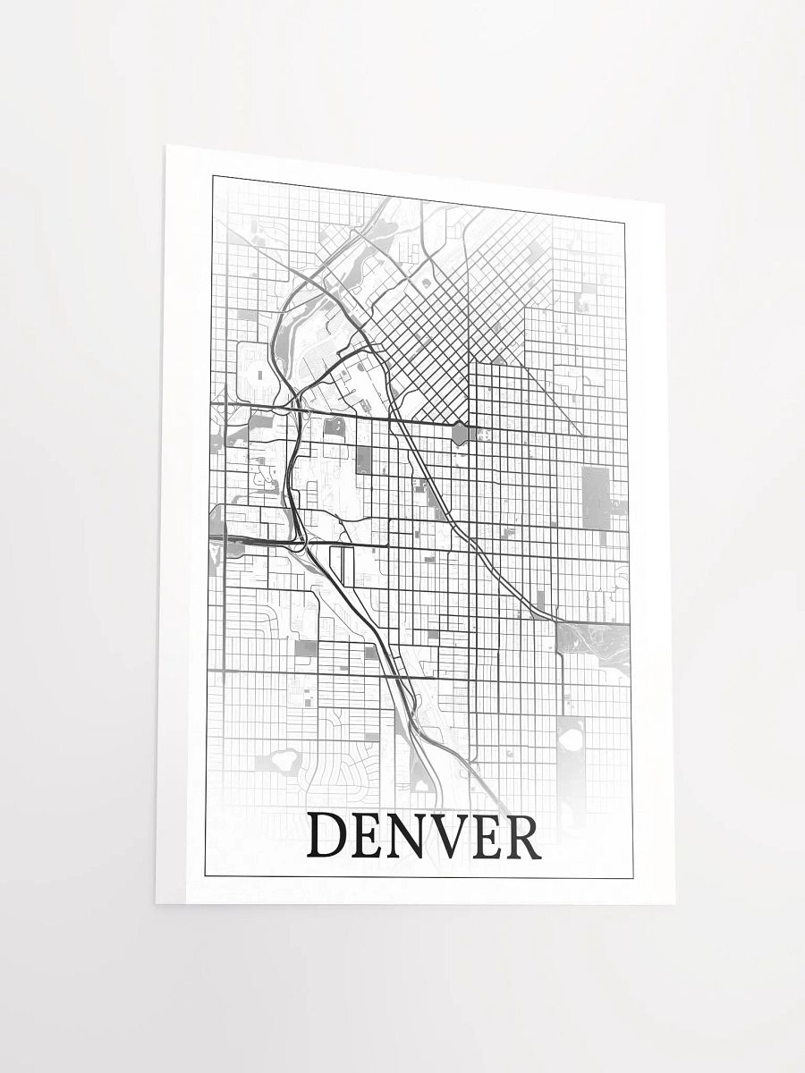 Denver, Colorado, USA, city map print product image (11)