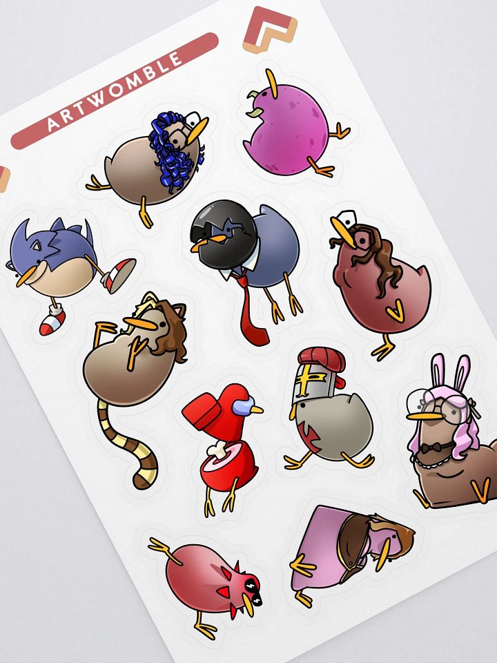 Berd-Day Sticker Sheet 4 product image (1)