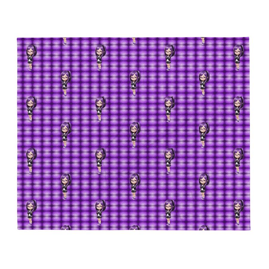 (Purple CHIBI) K Throw Blanket product image (1)