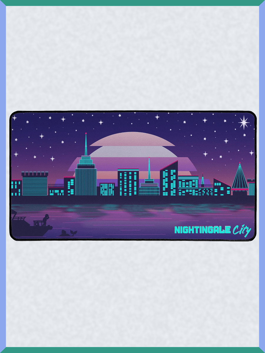 Nightingale City - 15.5" x 31.5" Desk Mat product image (2)