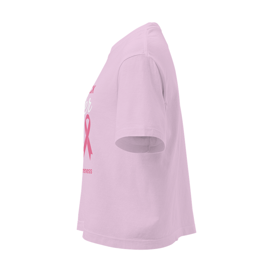 Fighter Warrior Survivor - Breast Cancer Awareness Heavyweight Boxy T-Shirt product image (3)