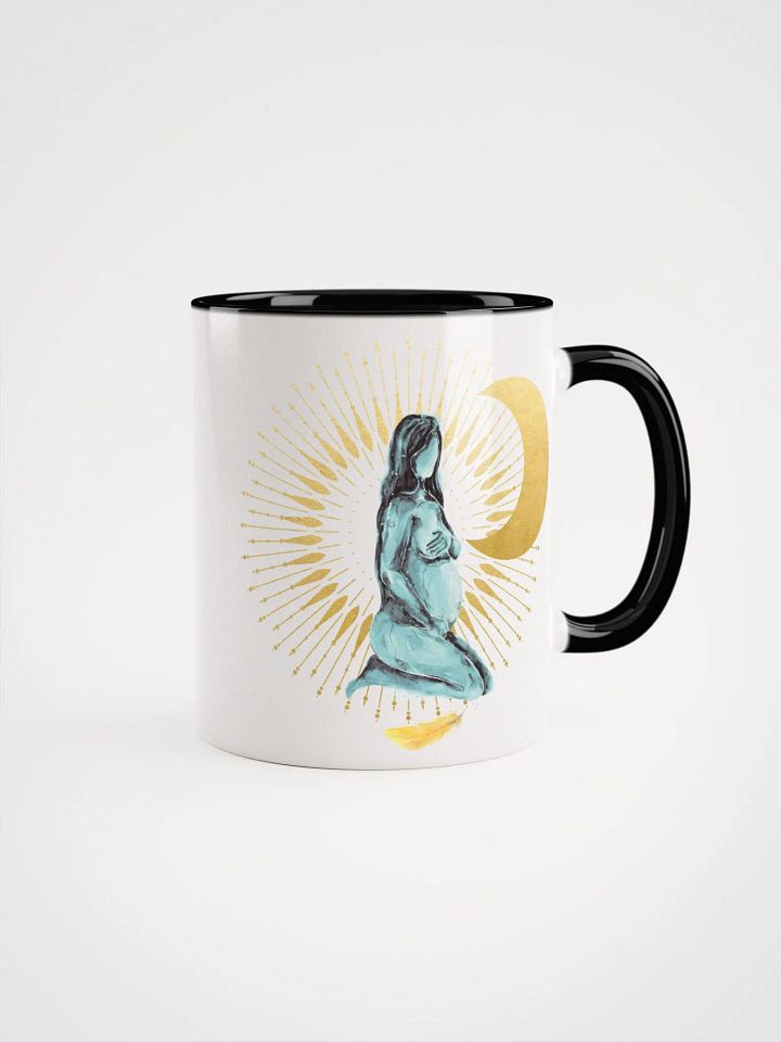 Goddess Golden Moon in Teal with Black Handle product image (2)