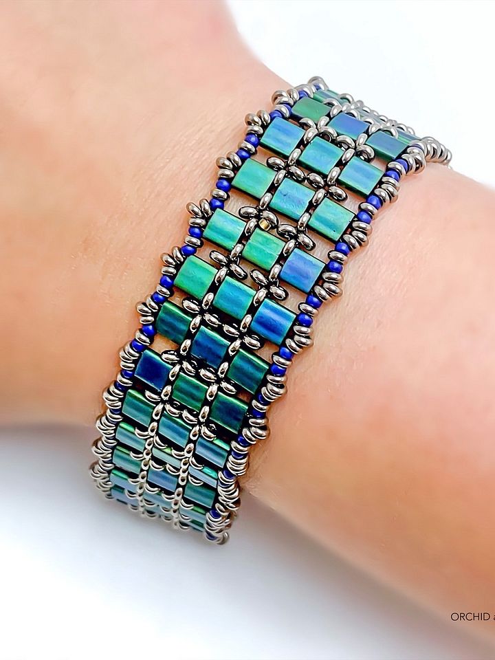 Beading Pattern – Twilight Tila Bead Bracelet product image (1)