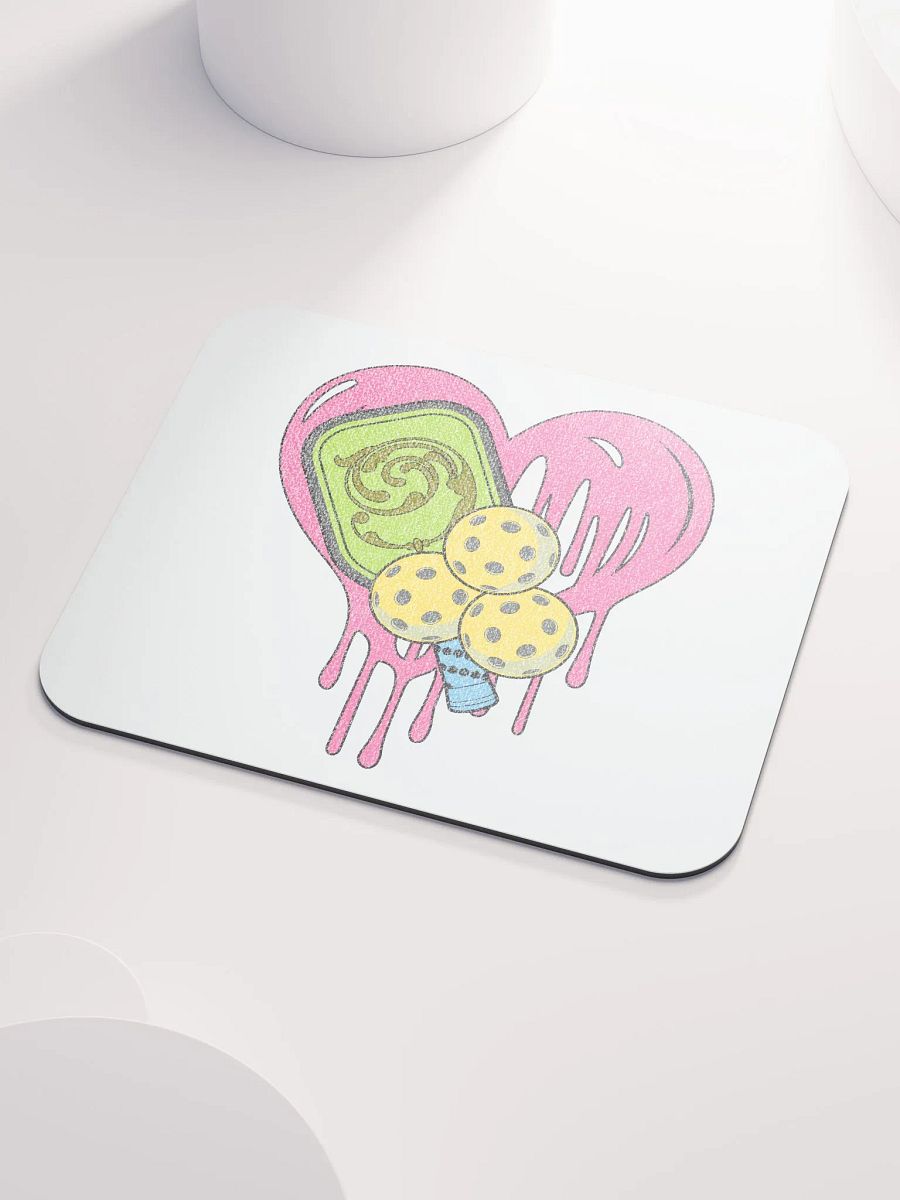 Heart Pickleball Ornate Oasis Mouse Pad product image (3)