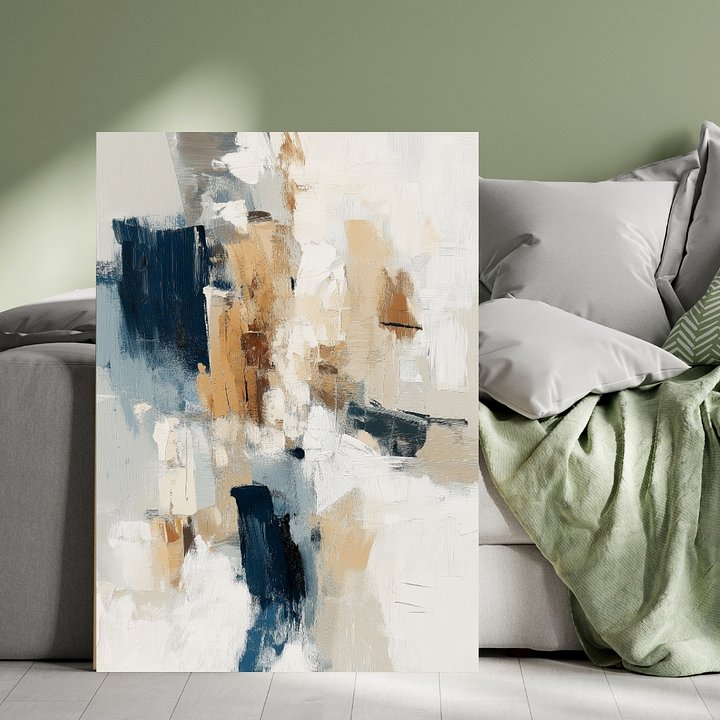 Abstract Symphony Matte Unframed Wall Art Paper Canvas product image (1)
