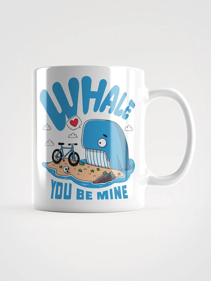 Whale You Be Mine? Funny Cycling & Ocean Lover Mug product image (1)