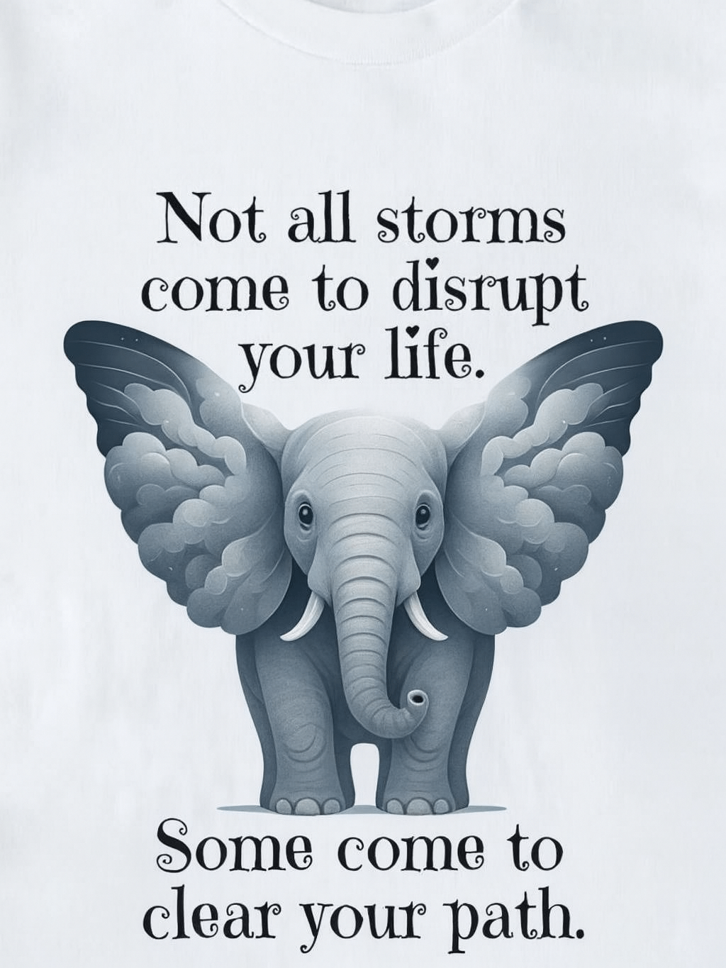 Winged Elephant Path Clearer Tee product image (1)