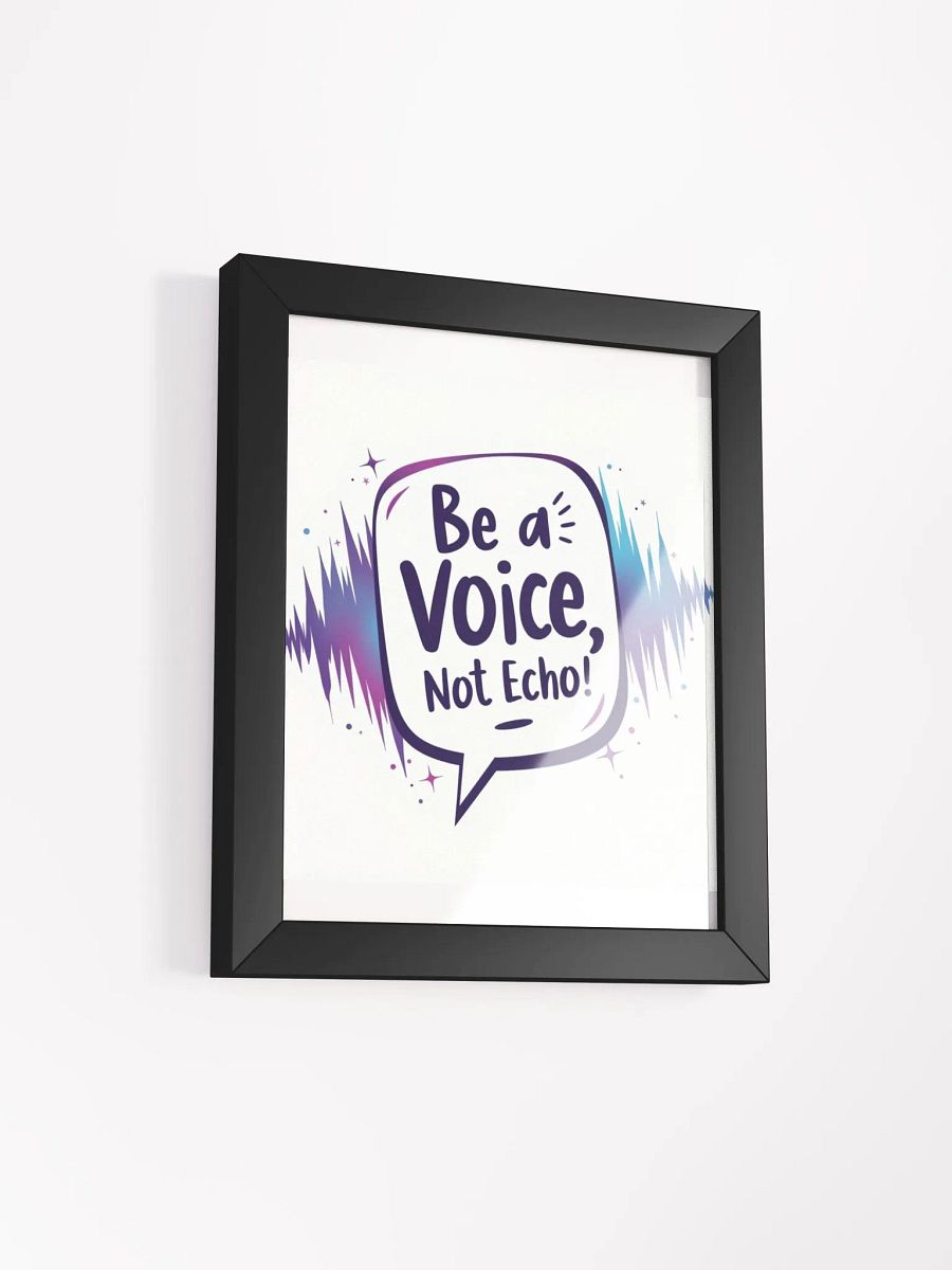Echo Motivational Framed Poster product image (39)