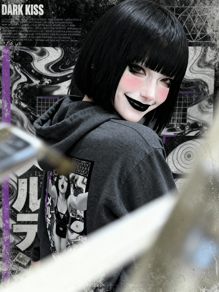 TIREDBOYSCLUB™ / DARK KISS HOODIE REVERSE product image (1)