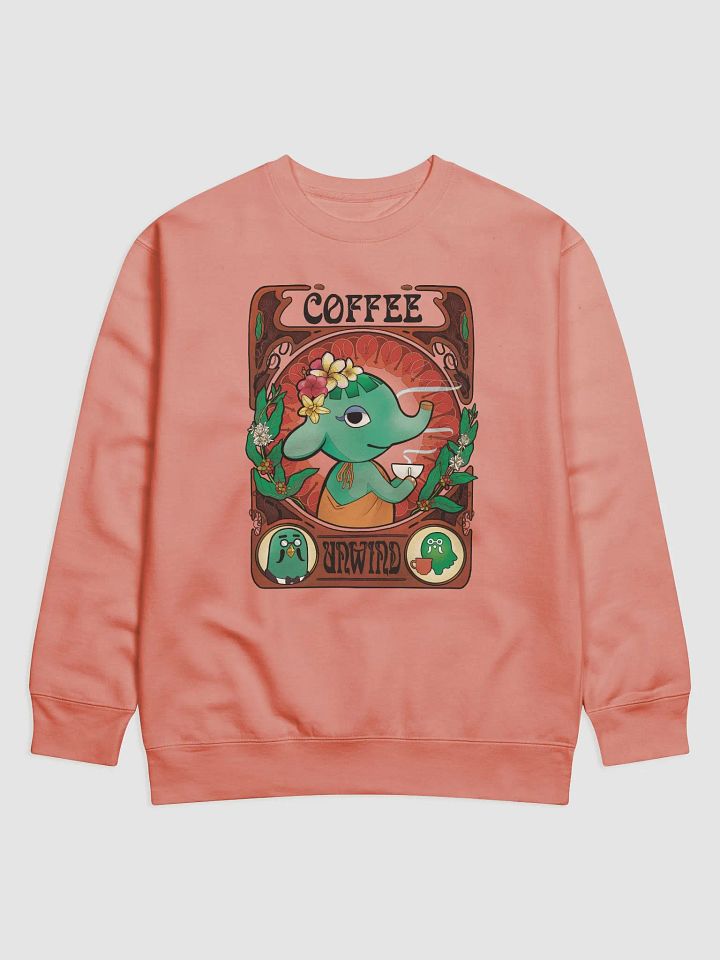 Art Nouveau Coffee-Core Opal Sweatshirt product image (4)