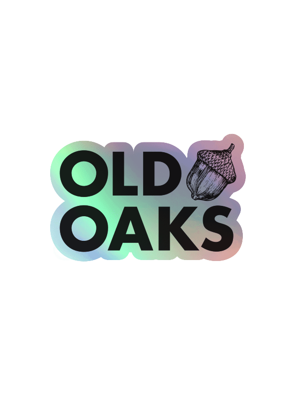 Old Oaks Holographic Sticker product image (1)