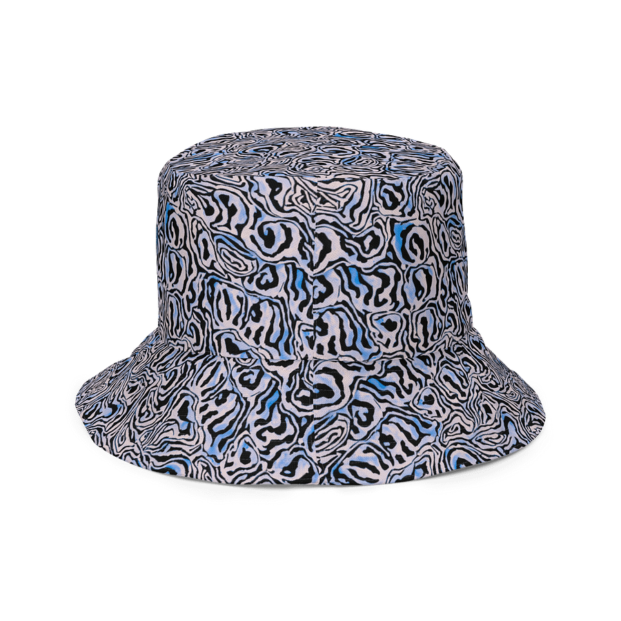 Blue Black Snake Pattern Hat product image (6)
