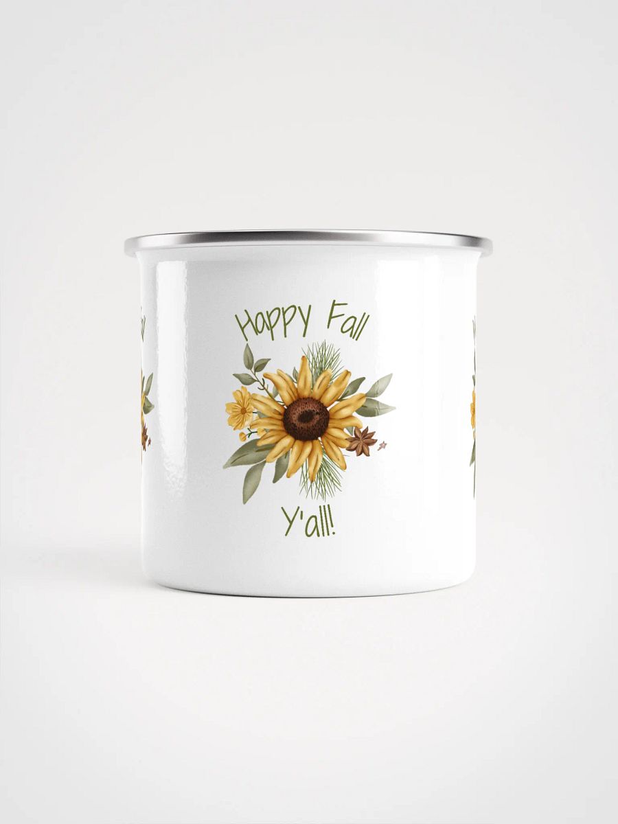 Fall Sunflower Serenity Enamel Mug product image (2)