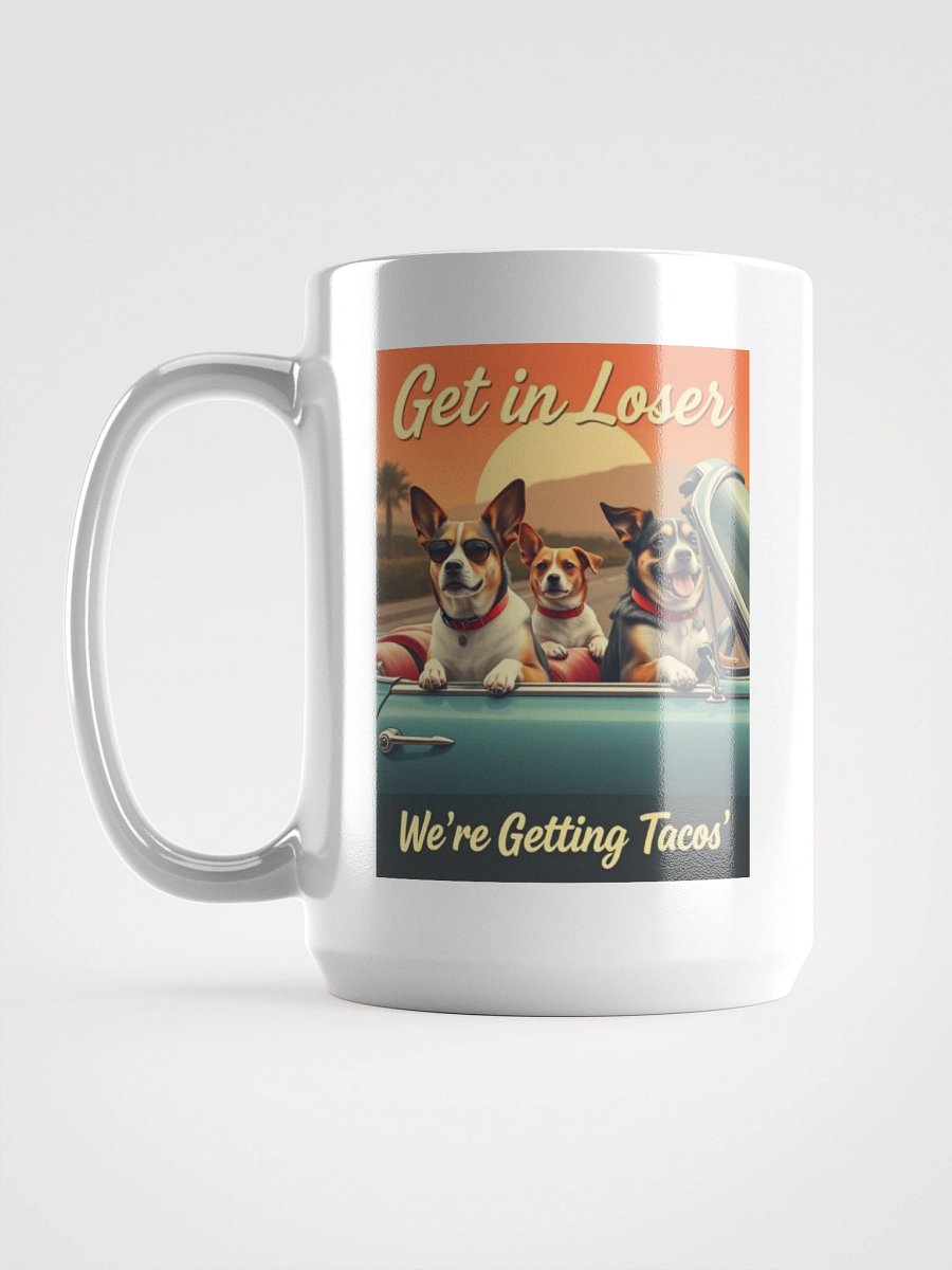 Dogs Road Trip White Glossy Mug product image (6)