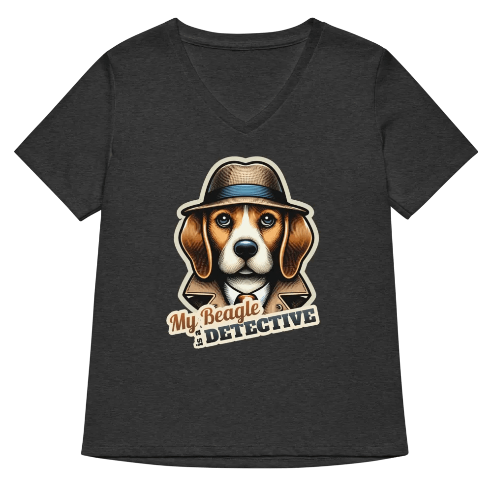 Beagle Detective - V-neck product image (5)