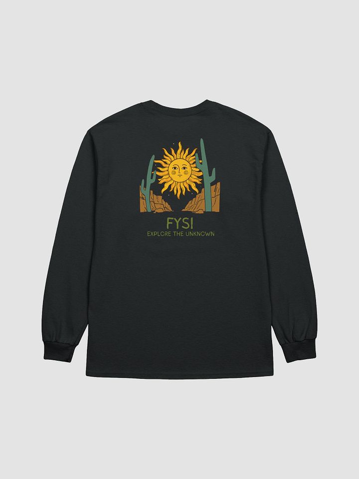 Desert organic cotton long sleeve t-shirt product image (2)