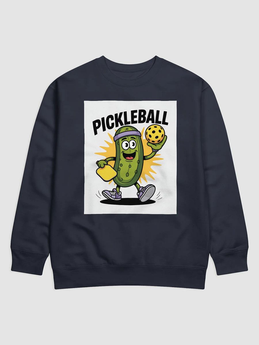 “Pickleball Smash” Sweatshirt – Funny Pickle Character for Game Day Comfort product image (5)