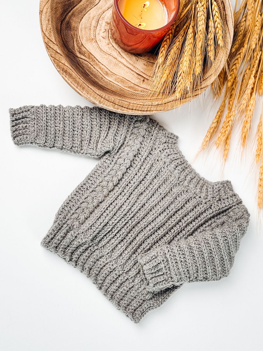 Easy Crochet Baby & Child Sweater (10 sizes) product image (5)