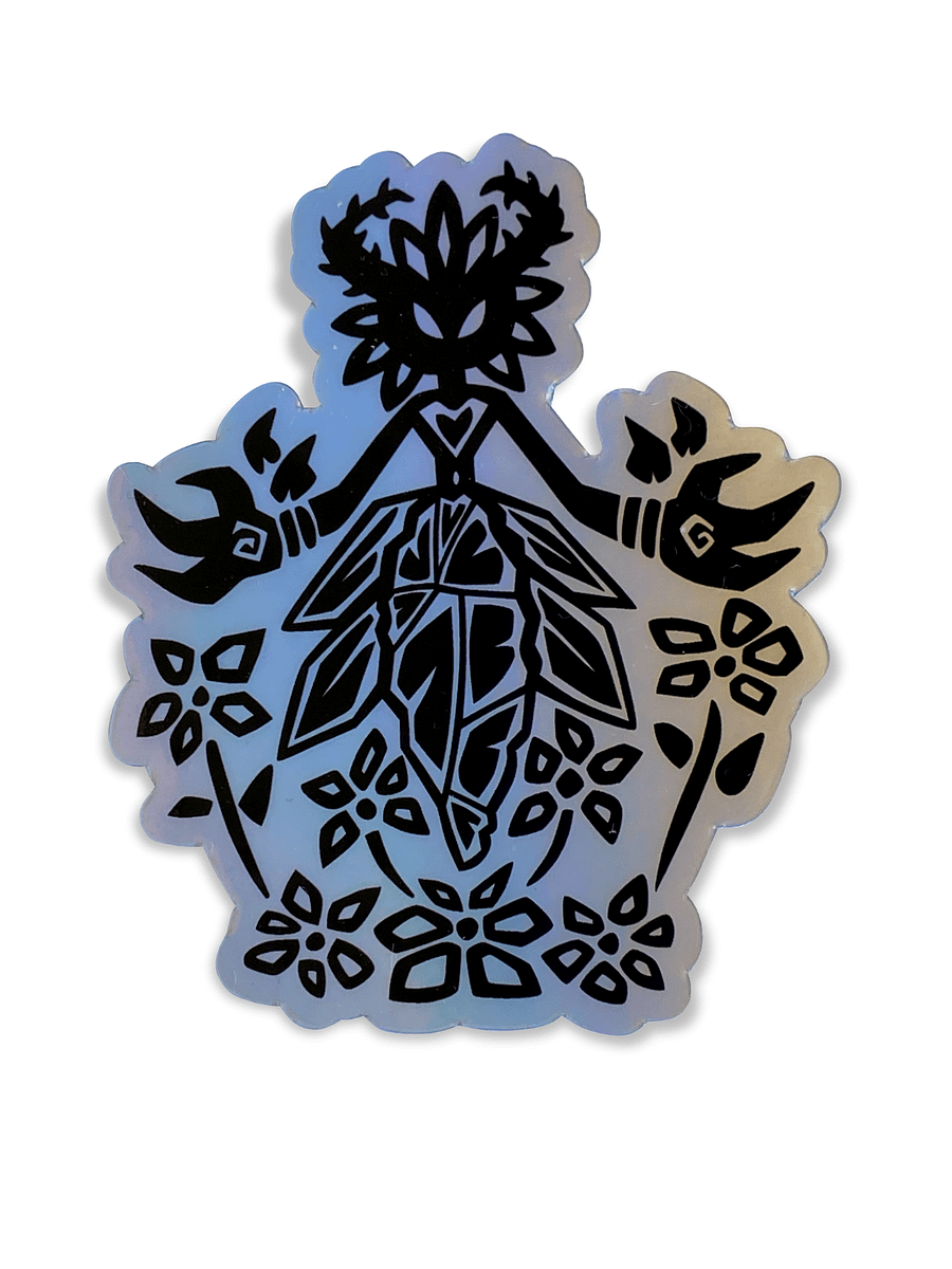 Mother Nature Die-Cut Holographic Sticker product image (3)