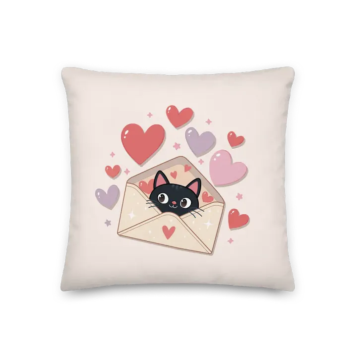 Feline Valentine Envelope - pillows product image (1)