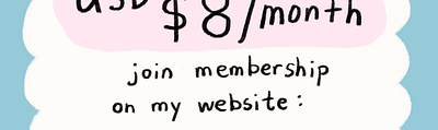 Monthly Sticker Mail💌 is available now! 